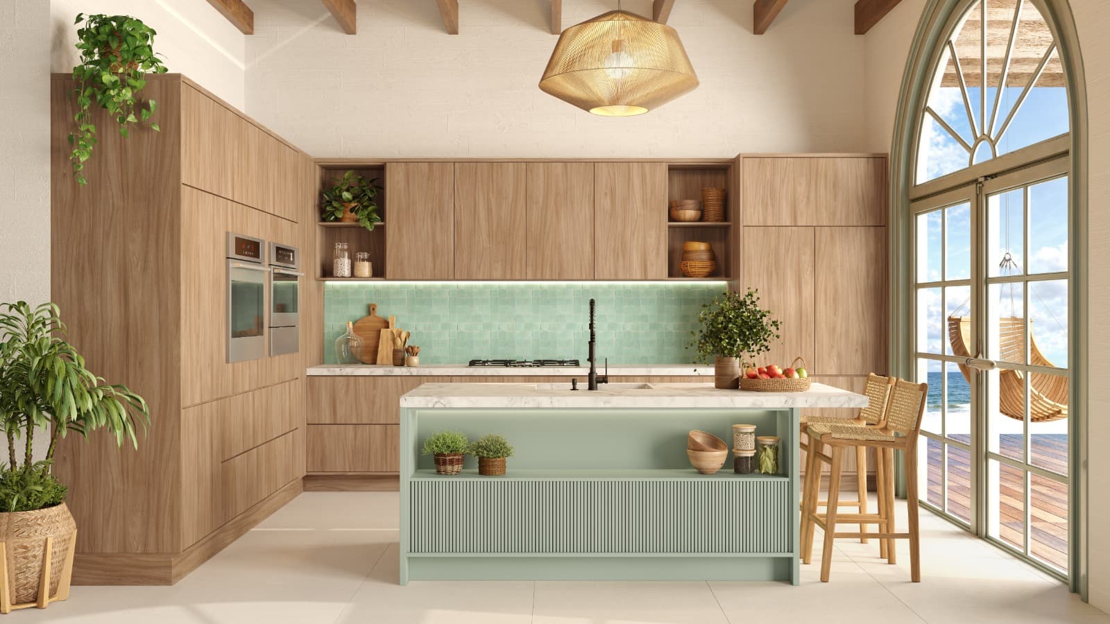 Novo Naturalismo no mobiliário com superfícies de aparência e textura natural