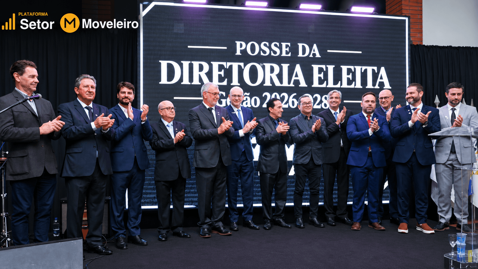 Nova diretoria do SIMA Arapongas na posse da gestão 2026-2028