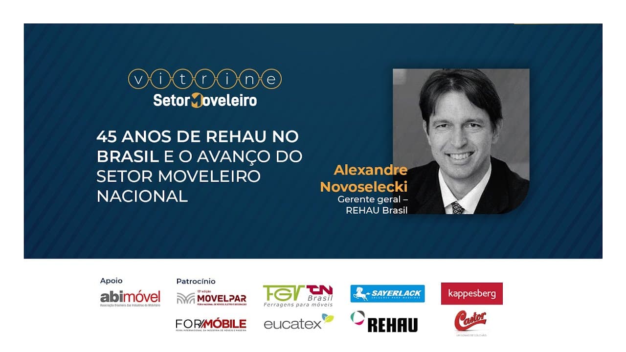 VITRINE SETOR MOVELEIRO REHAU BRASIL ALEXANDRE NOVESELECKI