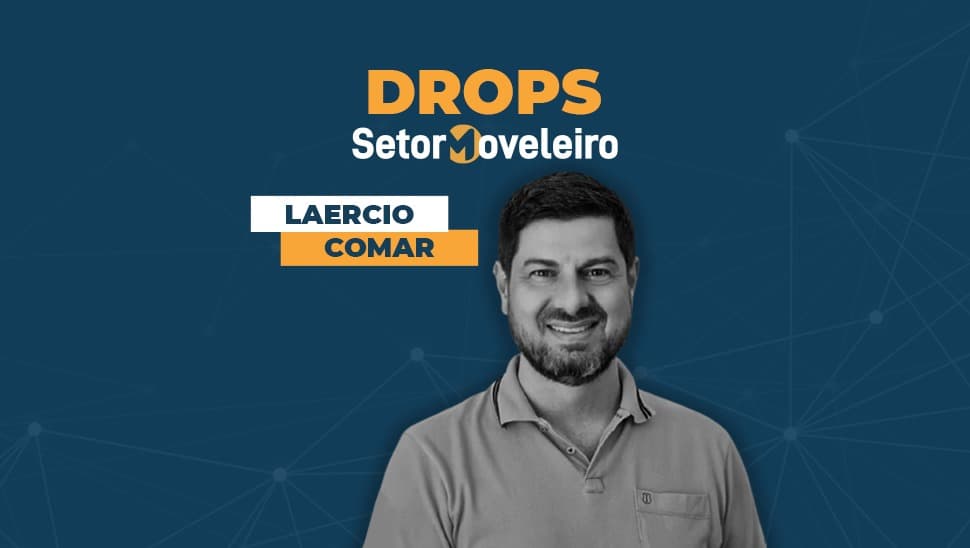 venda de móveis no exterior Drops Setor Moveleiro Laercio Comar
