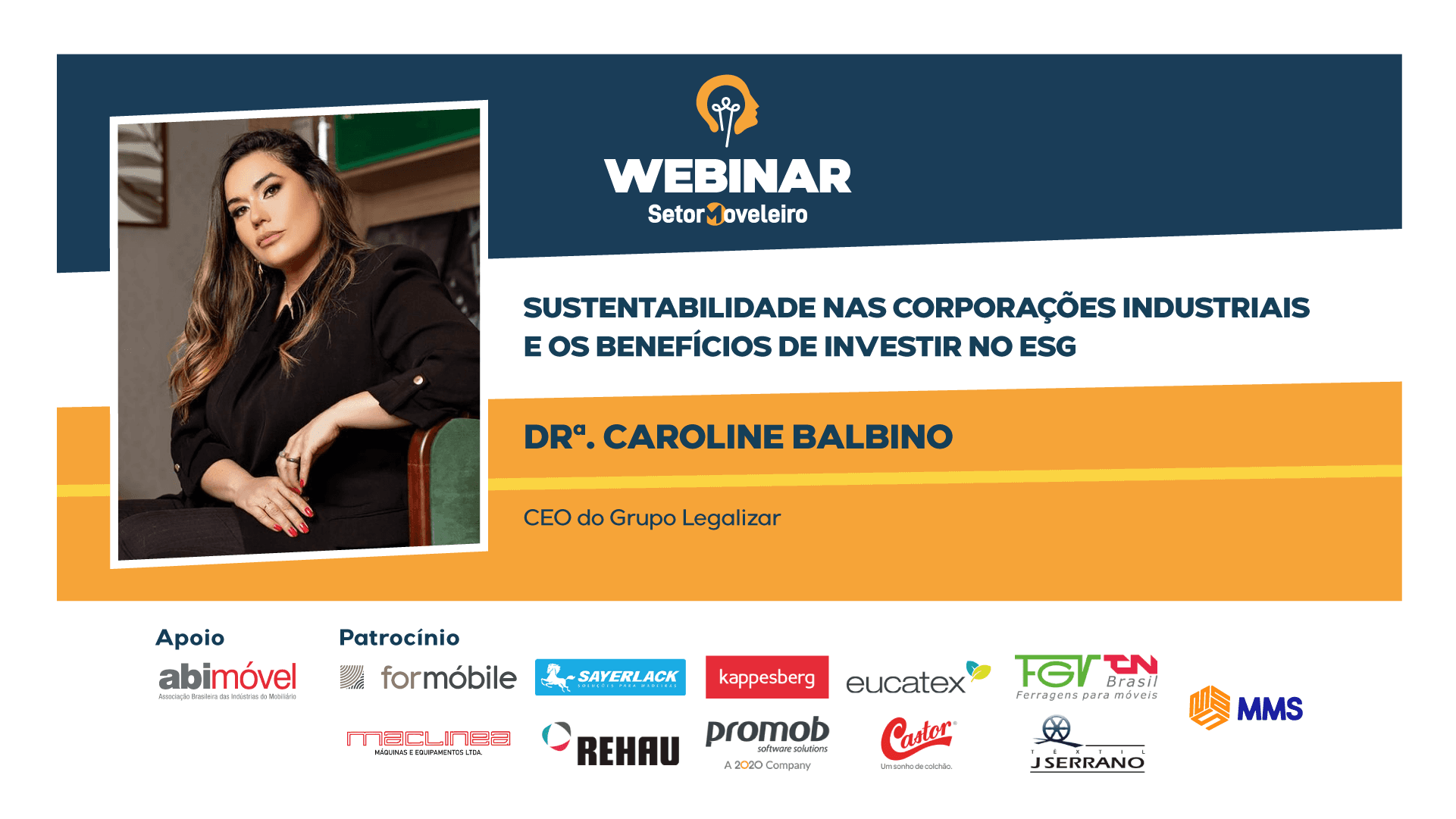sustentabilidade nas corporações caroline balbino webinar setor moveleiro