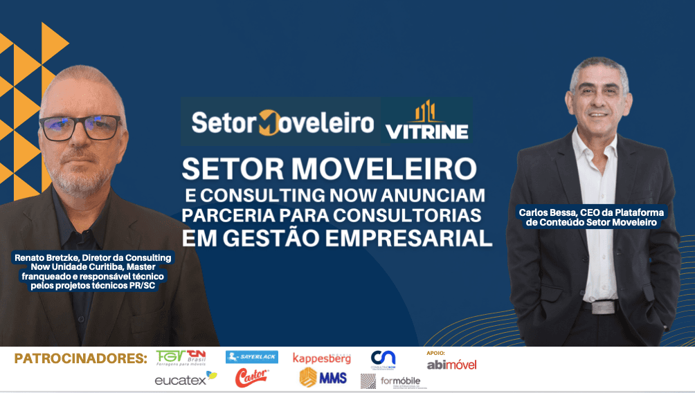 Setor Moveleiro e Consulting Now anunciam parceria para consultorias e gestão empresarial