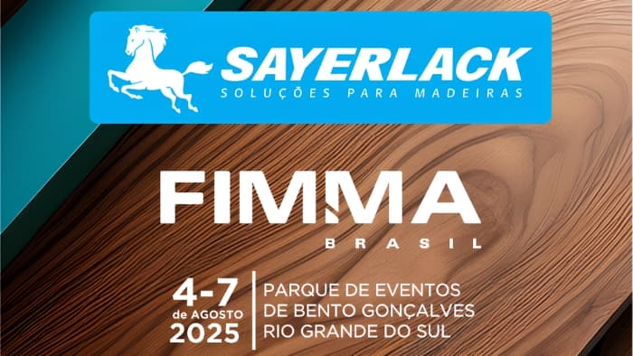 Na Fimma Brasil 2025, Sayerlack apresenta soluções que exploram textura, cor e integração de materiais