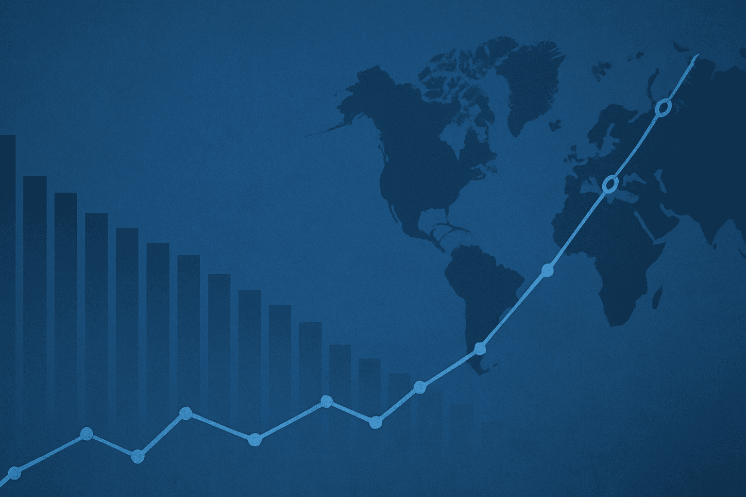 Capa do relatório sobre indústria moveleira 2025-2026 com gráfico e mapa mundial
