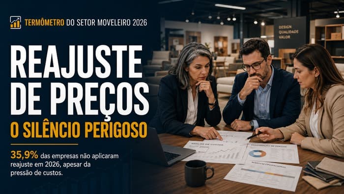 Executivos analisam reajuste de preços, custos e margem da indústria moveleira em reunião estratégica