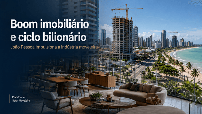 Boom imobiliário em João Pessoa impulsiona oportunidades para a indústria moveleira