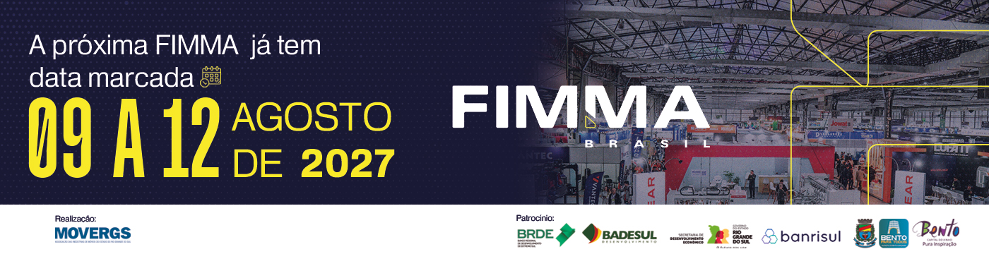 FIMMA Brasil 2027 - Feira internacional de fornecedores para a indústria moveleira. Saiba mais sobre o sucesso da última edição