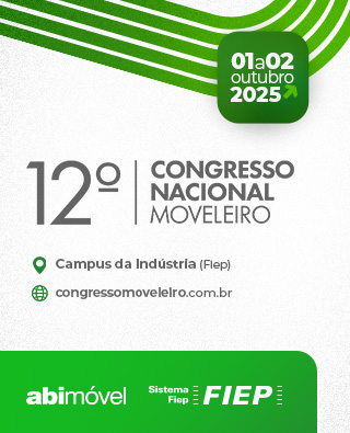 Participe do 12º Congresso Nacional Moveleiro em Curitiba. O principal evento do setor moveleiro com foco em negócios, inovação e design para a indústria de móveis.