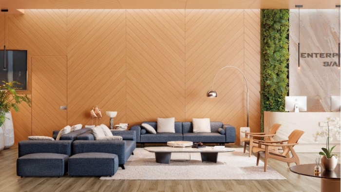 Comemorando 75 anos de história, Eucatex lança painéis decorativos e nova linha de pisos na Revestir 2026