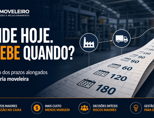 Prazo alongado virou armadilha? O novo drama financeiro da indústria moveleira