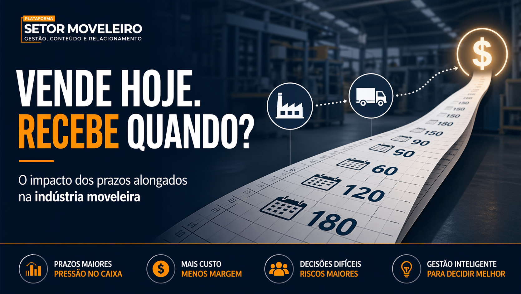 Prazo alongado virou armadilha? O novo drama financeiro da indústria moveleira