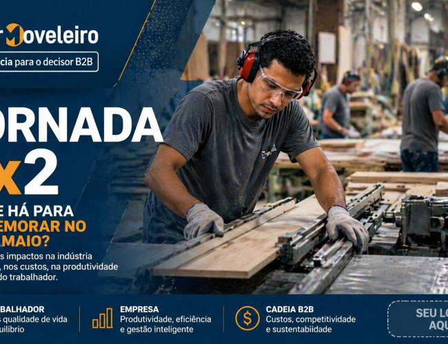 Jornada 5×2 no setor moveleiro: o que há para comemorar no 1º de Maio?