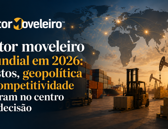 Setor moveleiro mundial em 2026: custos, geopolítica e competitividade entram no centro da decisão