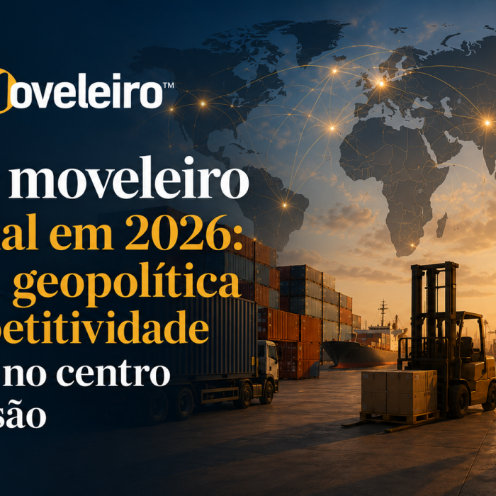 Setor moveleiro mundial em 2026: custos, geopolítica e competitividade entram no centro da decisão