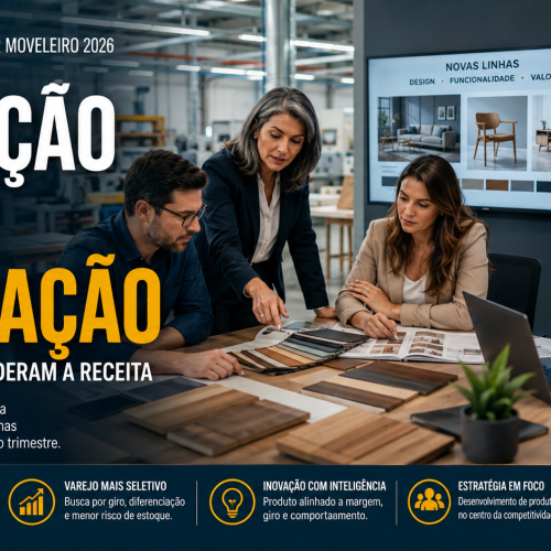 Novos produtos lideram receita na indústria moveleira: inovação virou obrigação, não diferencial