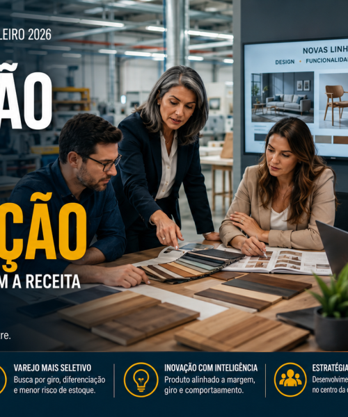 Novos produtos lideram receita na indústria moveleira: inovação virou obrigação, não diferencial