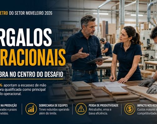 Mão de obra qualificada trava a indústria moveleira: o maior gargalo de 2026 não está nas máquinas