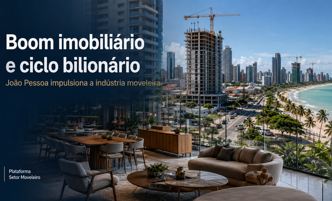 Boom imobiliário e ciclo bilionário de investimentos transformam João Pessoa em nova fronteira de negócios para a indústria moveleira
