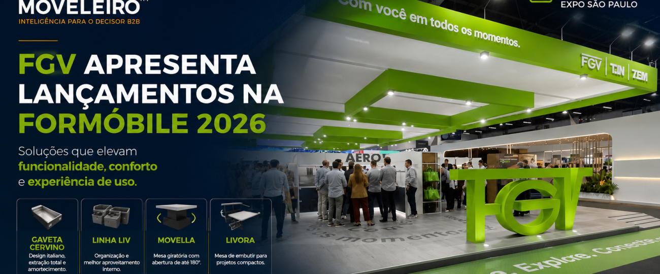 FGV apresenta lançamentos na ForMóbile 2026 com foco em funcionalidade, conforto e experiência de uso