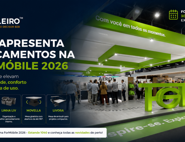 FGV apresenta lançamentos na ForMóbile 2026 com foco em funcionalidade, conforto e experiência de uso