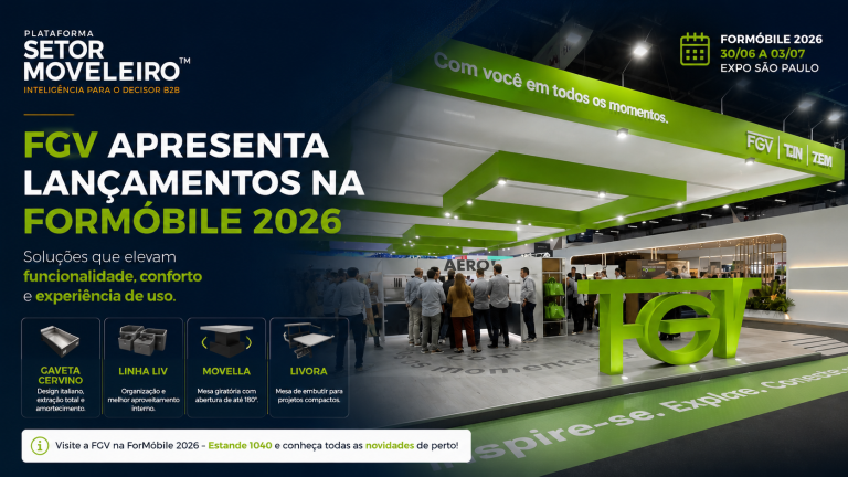 FGV apresenta lançamentos na ForMóbile 2026 com foco em funcionalidade, conforto e experiência de uso