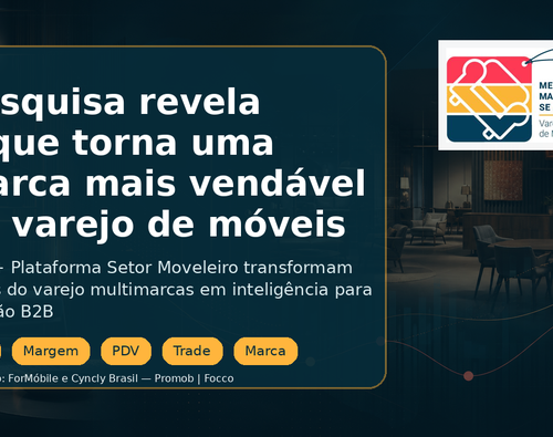 Melhores Marcas no Varejo de Móveis transforma pesquisa em estratégia para marcas mais fortes no PDV
