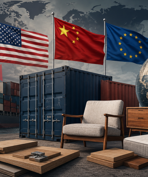 Tarifaço na indústria moveleira pressiona exportações e cobra reação do Brasil