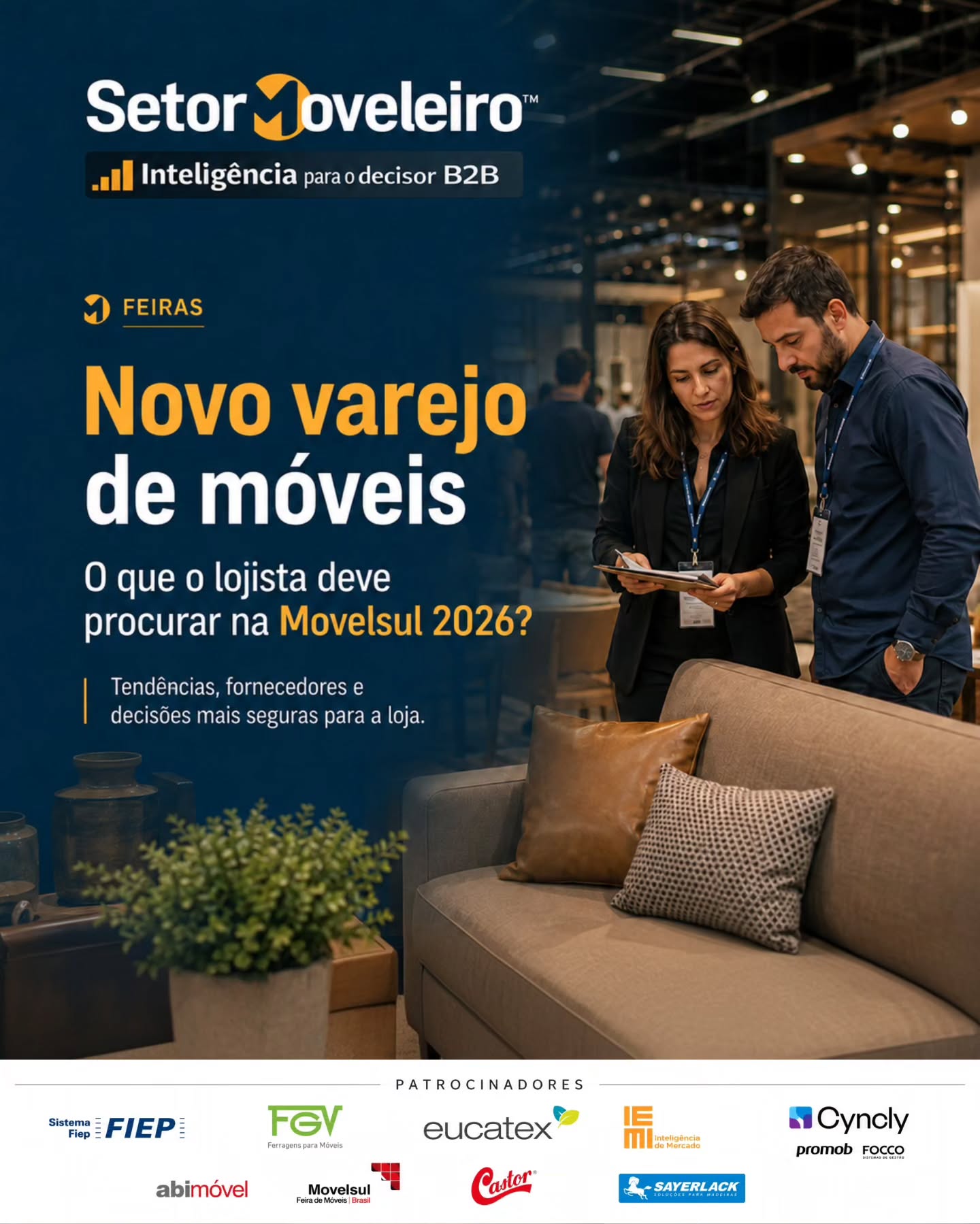 Post do Instagram @setormoveleiro