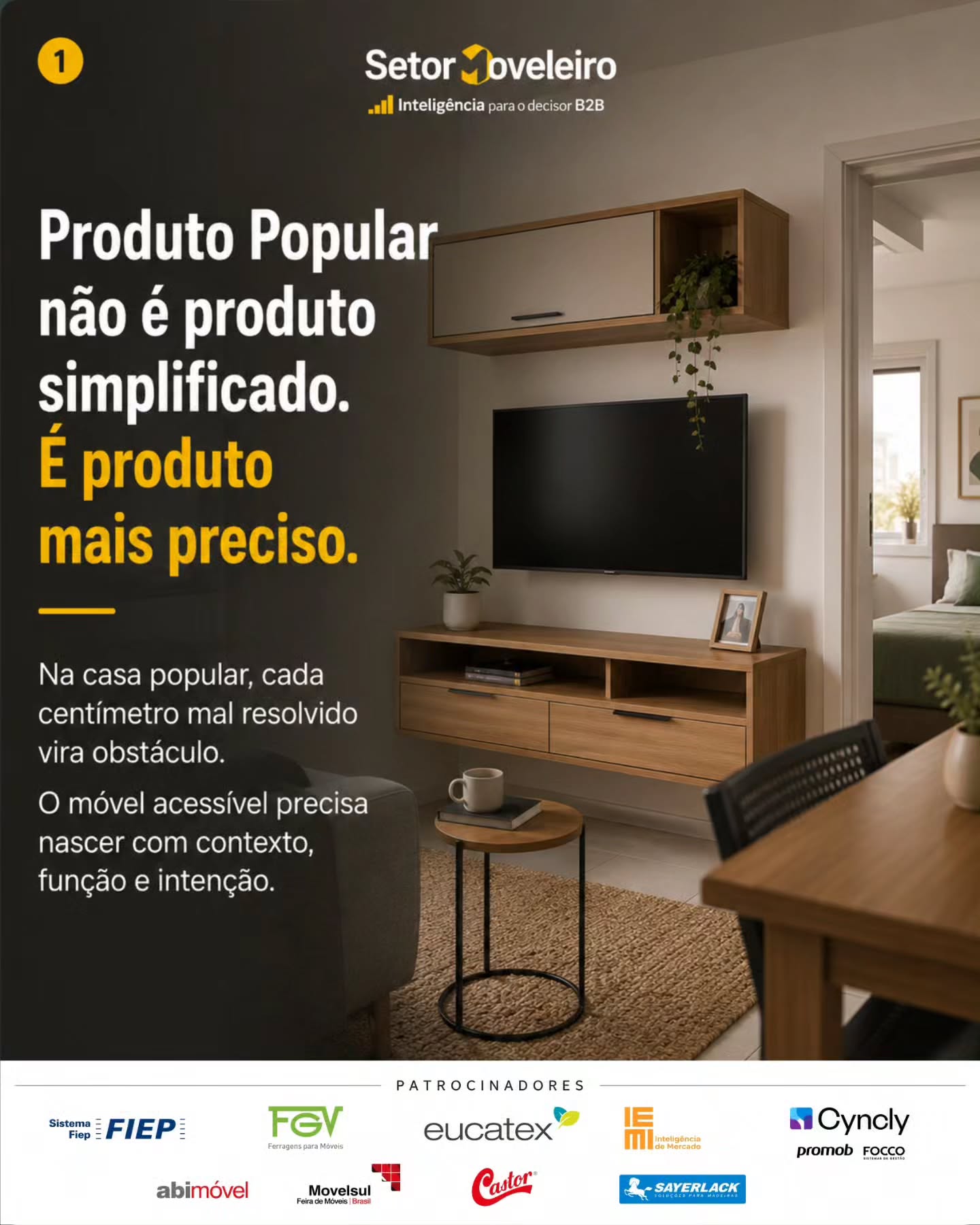 Post do Instagram @setormoveleiro